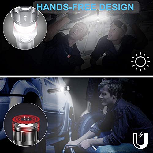 Lampe de poche haute luminosité magnétique pour bricoler les mains libres - 4