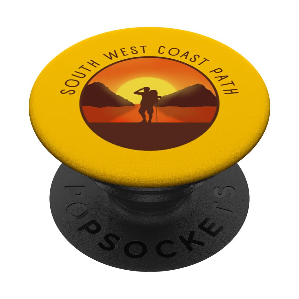 South West Coast Path Cornwall Trail Lands End Pilgrims PopSockets Standard PopGrip