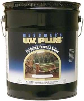 5 Gal Messmers MS-603 Dark Walnut U.V. Plus Semi-Transparent Stain 250-VOC