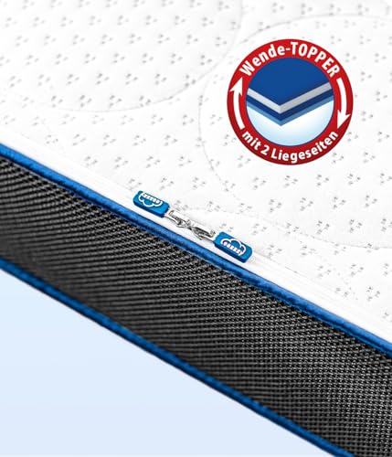 Genius Eazzzy Gel-Topper Royal Hybrid 200 x 200 cm mit Gel-Memory-Schaum