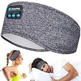 ➽【INNOVATIVES DESIGN】Betrete mit unseren revolutionären Bluetooth Stirnband Kopfhörern eine völlig neue Ära des Musikerlebens. Unsere Kopfhörer zum Seitenschlafen sind ein innovatives Accessoire, mit dem Sie sich jederzeit und überall entspannen und Ihre Lieblingsmusik, Ihren Podcast oder Ihre Meditation genießen können.Es ist ein perfektes Gerät für Sport, Training, Yoga und Schlafen.