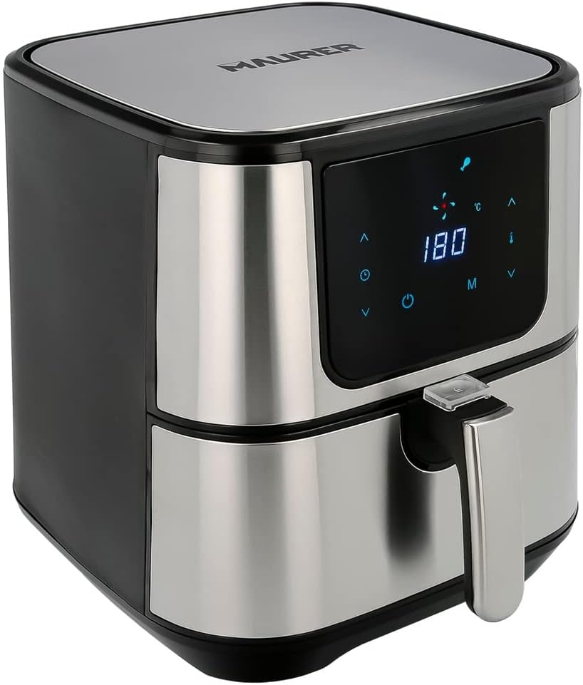 Freidora Sin Aceite 1800 W. Capacidad 5.5 litros. Air Fryer 7 Programas Freidora Aire Caliente, Freidora Aceite. Regulable. Freidora Sin Aceite 1800 W. Capacidad 5.5 litros. Air Fryer 7 Programas Freidora Aire Caliente, Freidora Aceite. Regulable.