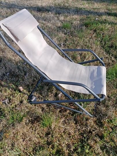 Generico SWING SDRAIO DA GIARDINO CAMPEGGIO CON CUSCINO POGGIATESTA - BEIGE/TORTORA