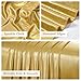 10x10 ft Gold Sequin Backdrop Curtain Panels for Parties, Wrinkle Free Glitter Photo Backdrop Drapes 2 Panels 5x10FT Shimmer Back Drop Cloth for Wedding Birthday Christmas Photography Background