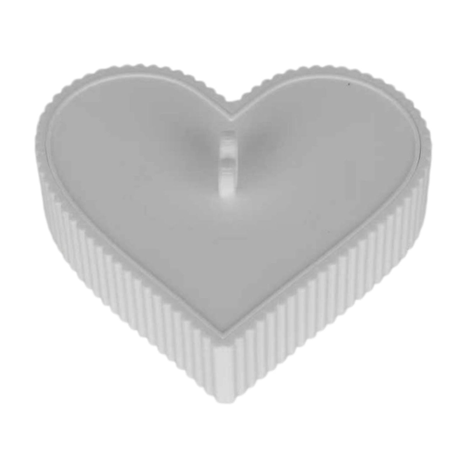 Kalttoy White Portable Decorative Heart Cornstarch Box Multi Purpose Corn Starch Kitchen Organiser Powder Container For Flours Kitchen Storage Box