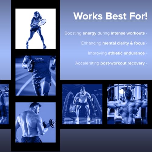 Image of GNC Pro Performance Pre-Workout | 360 gm | 30 Servings | Boosts Pump & Energy | Speeds Up Recovery | 1500 mg L-Arginine | 3500 mg Beta-Alanine | 200 mg Caffeine | Blue Raspberry