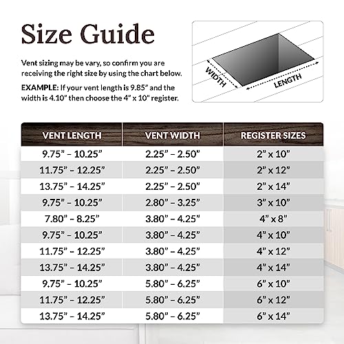 Decor Grates Ajh410-Rb Oriental Floor Register, 4X10 Inches, Rubbed Bronze Finish #TOP5