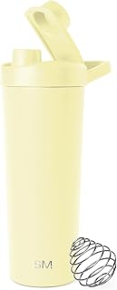 Simple Modern Stainless Steel Shaker Bottle with Ball 24oz | Metal Insulated Cup for Protein Mixes, Shakes and Pre Workout... Price In India