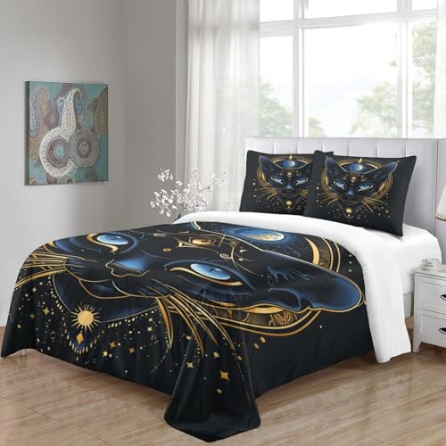 Housse de couette fermeture éclair anti-acariens en microfibre 140x200 cm
