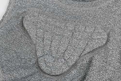 Tuoyr Youth Padded Compression Shirt Vest Rib Chest Protector Football Baseball (Padded Vest, Ym) #TOP3