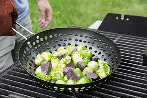 Fox Run Non-Stick Stir Fry Wok/Steamer, 17.5 X 11 X 4.5 Inches, Black,5459 #TOP1