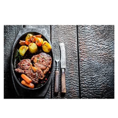 Toile cuisine épices et poivrons pour réchauffer l'ambiance de votre salle à manger