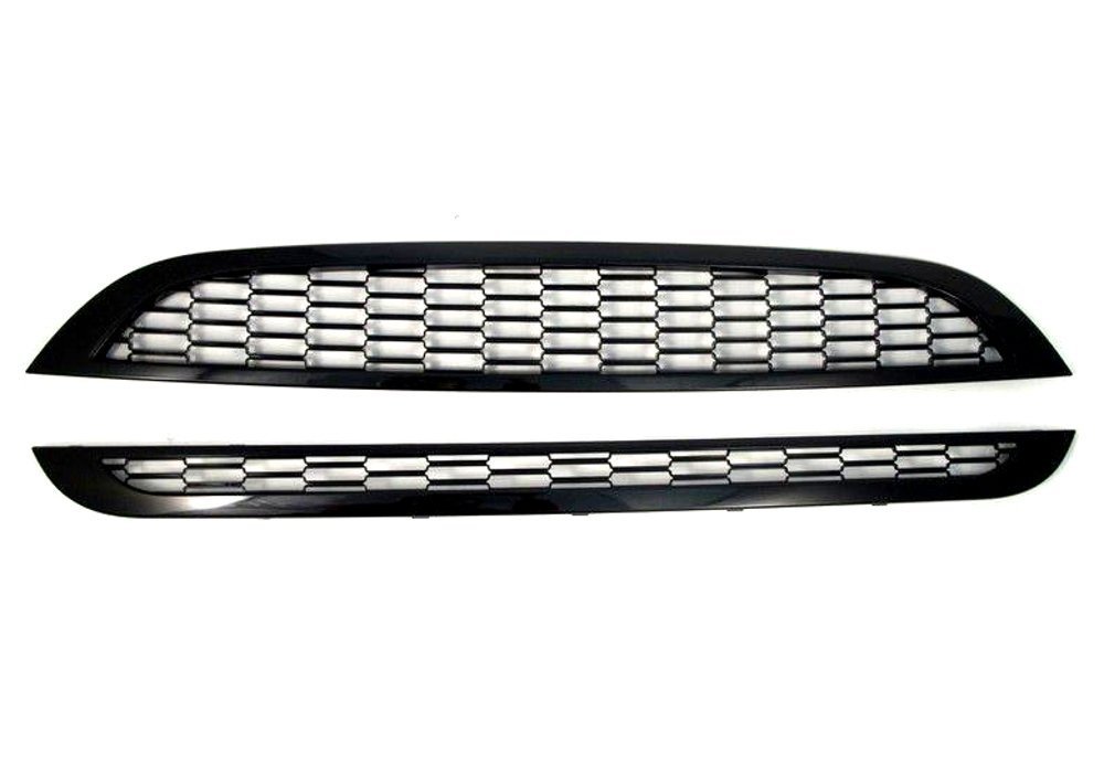 C53MGB Front Grille Set Gloss Black for Mini One/Cooper/S R50/R52/R53 MK1 2002-2006 (Not for JCW)
