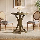 Patas de madera maciza de abeto: esta mesa de comedor redonda 60 cm con patas de madera maciza de abeto ofrece una resistencia y durabilidad excepcionales, por lo que seguirá siendo un mueble estable y fiable en tu hogar durante años.