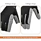 Intra-FIT Kletterhandschuhe Half-Fingerhandschuhe Kunstleder Arbeitshandschuhe Abriebschutz Kletter-Sporthandschuhe Seilhandschuhe für Abseilen, Bergsteigen, Abenteuer, Outdoor-Sport,Rettung