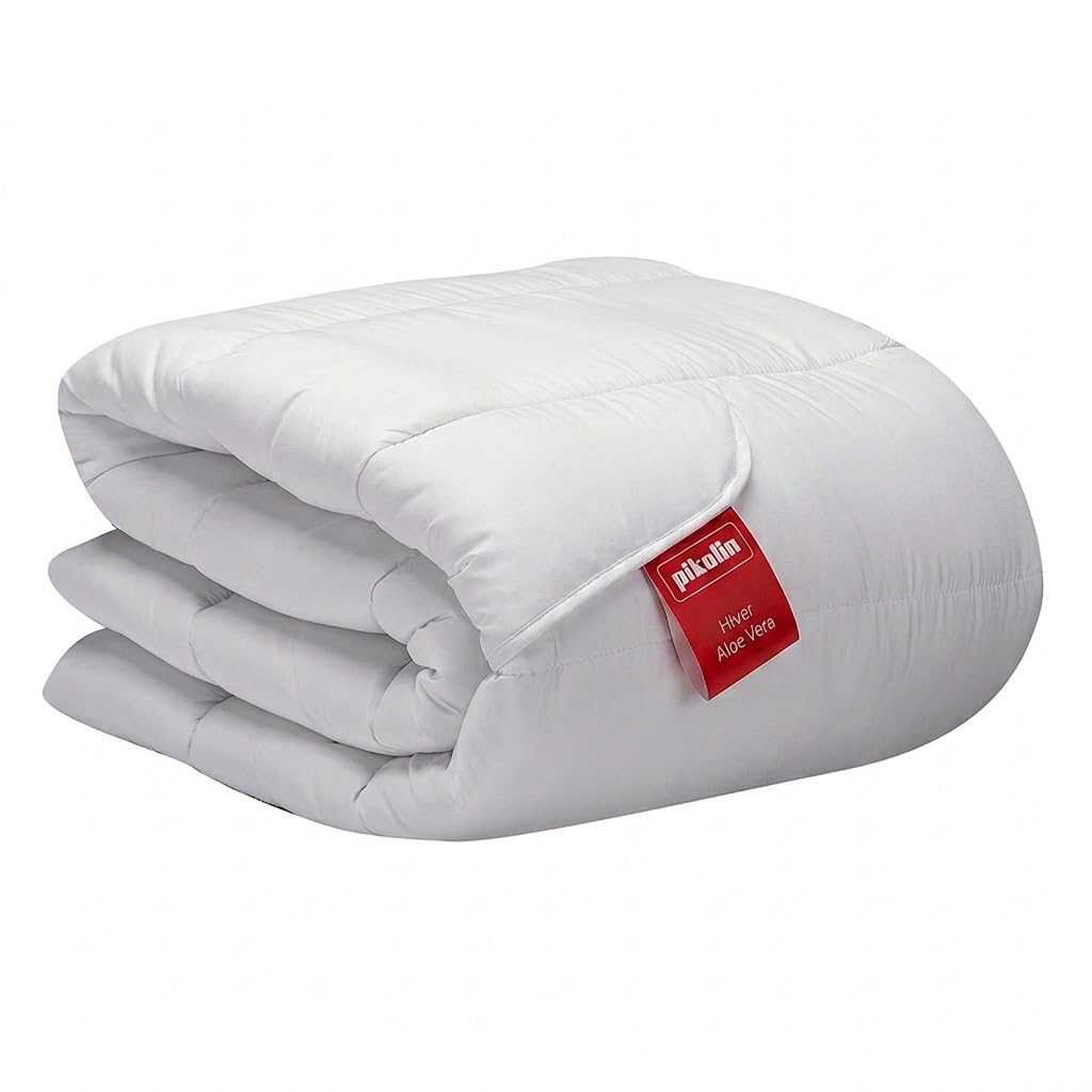 Couette lit 2 personnes PIKOLIN 240 x 220 cm avec traitement hypoallergénique et thermorégulateur