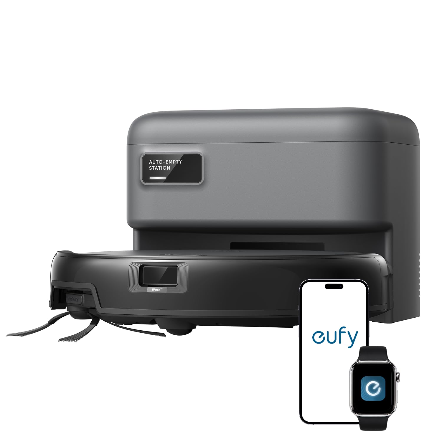 eufy Robot Vacuum C10 with Self Empty Station, 4,000Pa, 2.85-Inch
