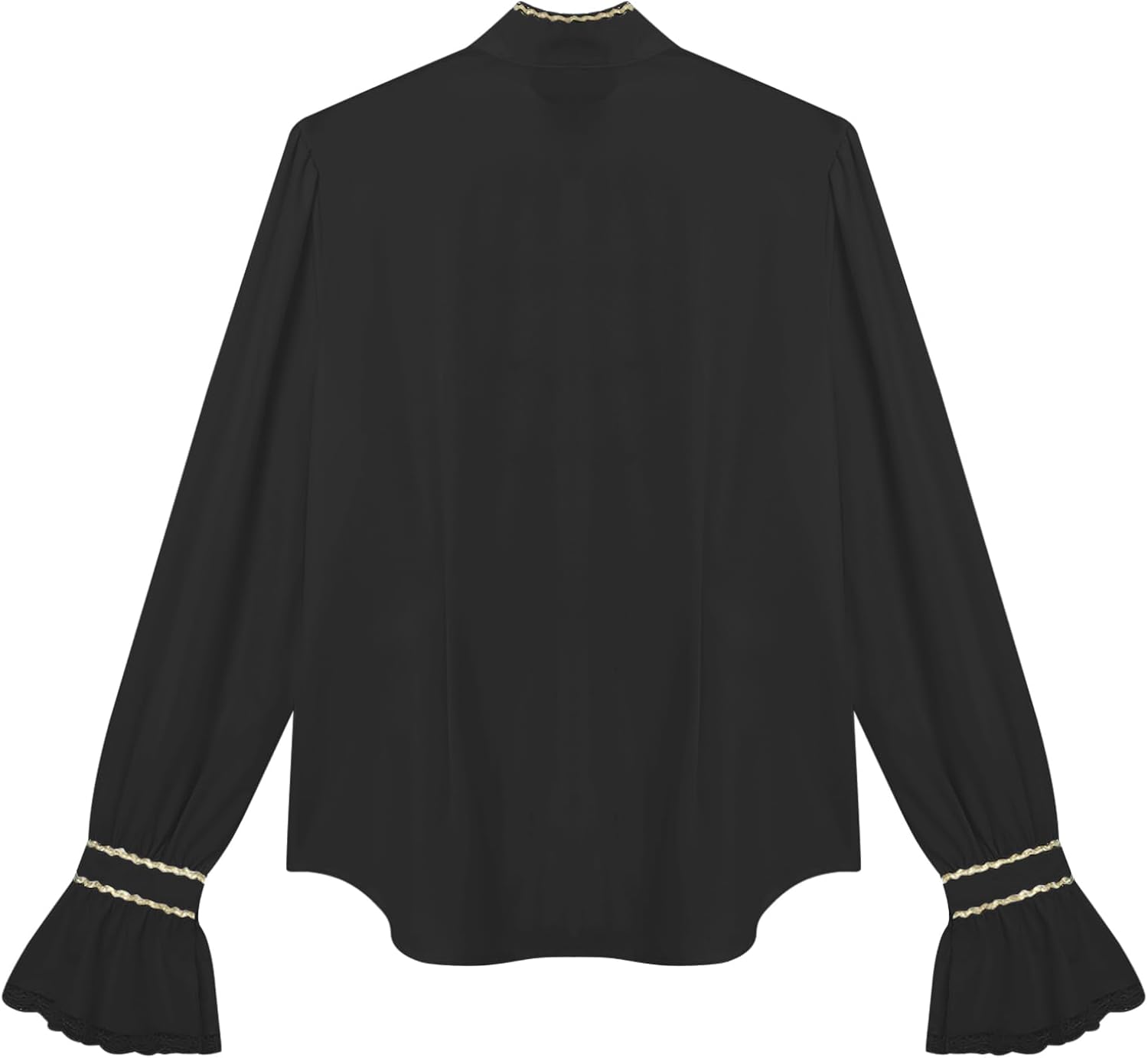 Mens Pirate Medieval Shirts Steampunk Victorian Costume Halloween Gothic Renaissance Shirt Viking Tops