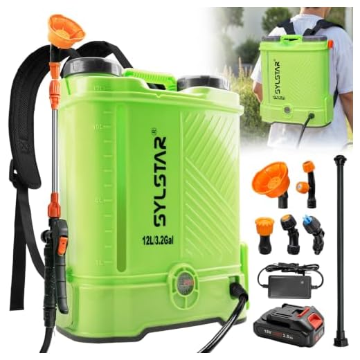 SYLSTAR Battery Powered Knapsack Sprayer