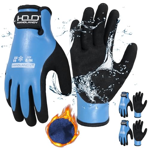 HANDLANDY 2 works Winter Waterproof Work Gloves