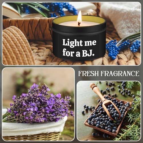 Gifts for Him Boyfriend Husband Funny Anniversary Wedding Birthday Gifts for Men Naughty Engagement Gift for Couples Husband Boyfriend Birthday Gift Ideas, Unique Romantic Lavender Candle for Men - Image 4