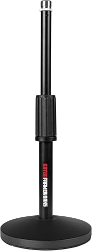 Miniatura 3 de Gator Frameworks (2) Paquete de soportes de micrófono de escritorio con (2) cables XLR de 10 pies, (GFW-MIC-DESKTOP-2PK)