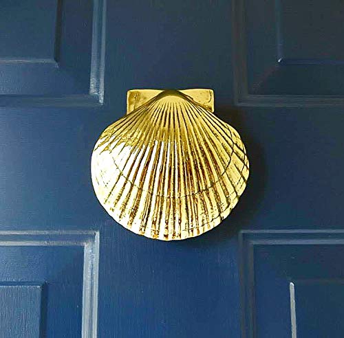 Scallop Door Knocker - Brass (Premium Size) #TOP1
