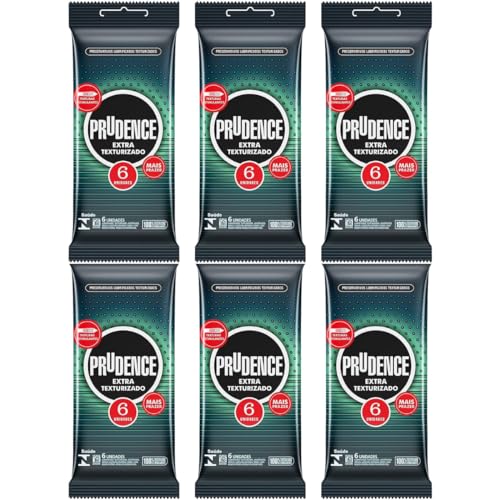 Kit Preservativo Extra Texturizado Prudence 36 Camisinhas Extra Texturizadas
