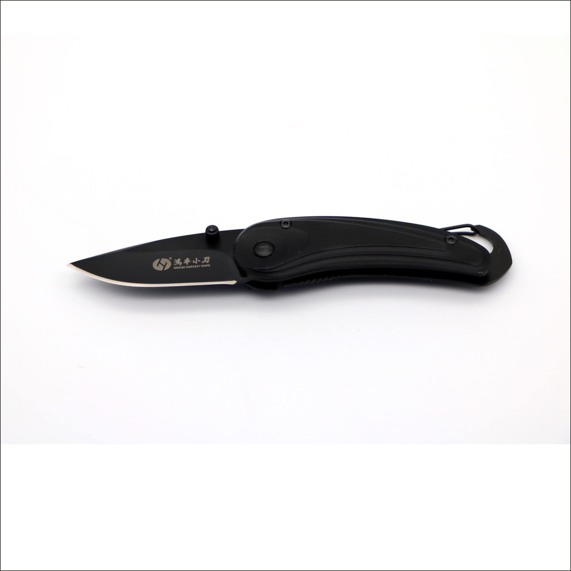 Folding Pocket Knife 1078 Stainless Steel with Key Chain and Clip for Outdoor Hiking Camping