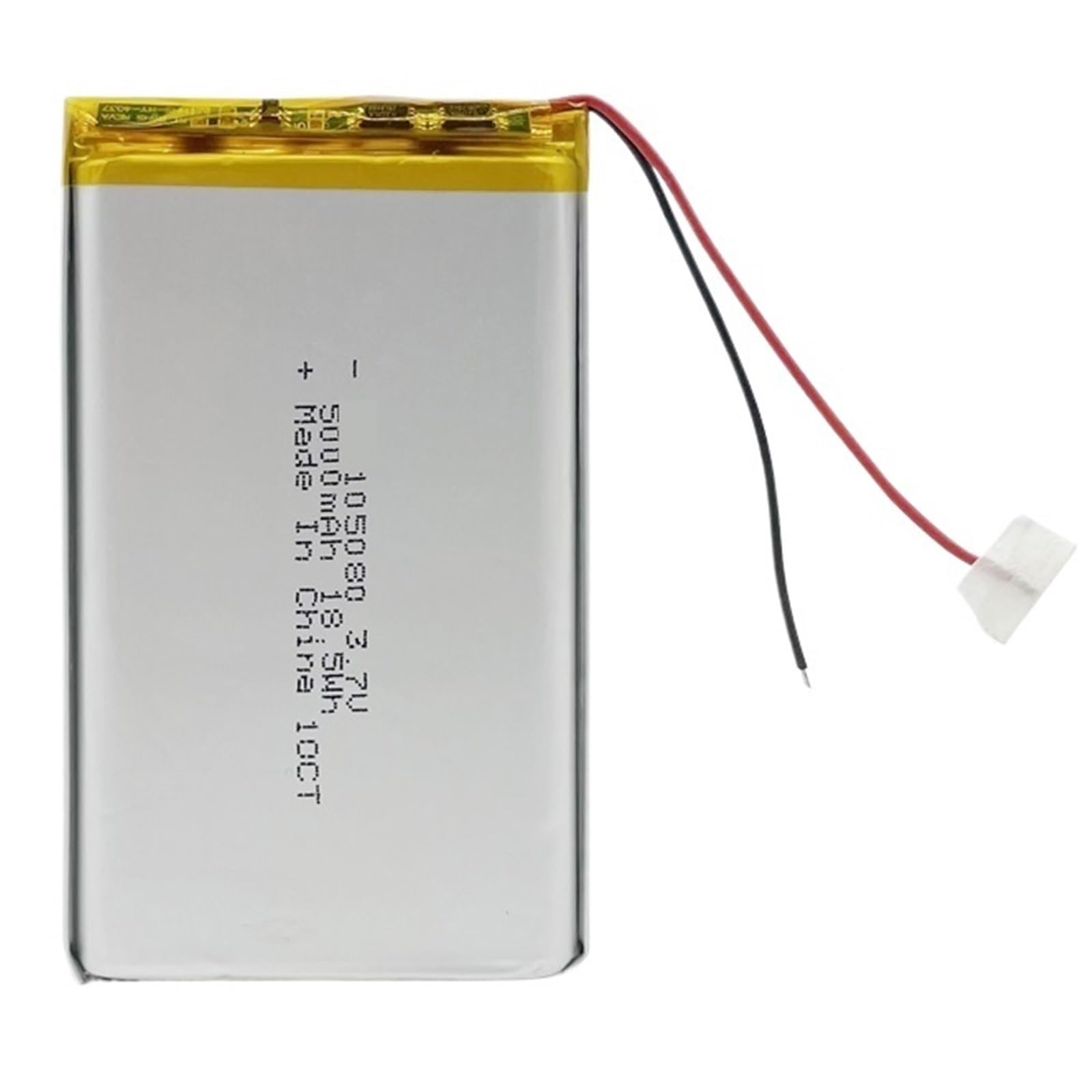 Batterie 3,7 V 5000 mAh 105080 (1 pièce)
