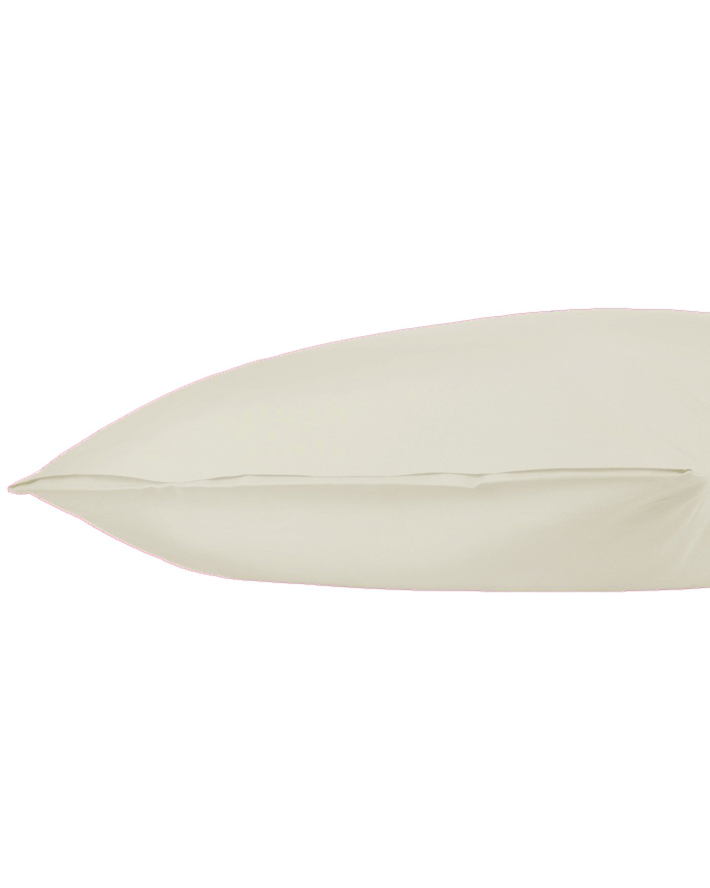 AmigoZone New 2 x Pillow Cases Housewife Plain Cover Polycotton Bedroom Luxury Pair Pack (Cream), Standard - Image 3