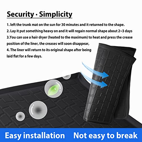 Custom Forpremium Cargo Liner Fit Jeep Grand Cherokee 2011-2021 Fit Car Tpv Trunk Mat - All Weather Anti-Slip Tpv Rear Cargo Liner Upgrade Material For Jeep Grand Cherokee - 100% Protection #TOP6