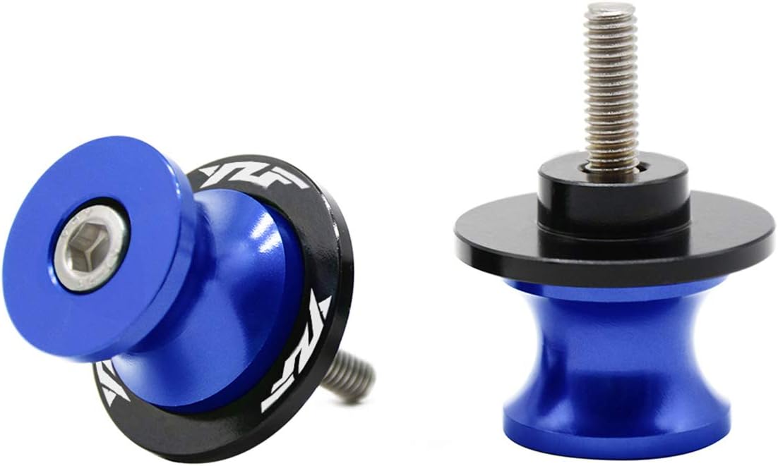 M6 Motorcycle CNC Swing arm Sliders Spools Stand Screw for YZF R1 R1M R3 R6 R7 R25 R15 R125 600R Blue