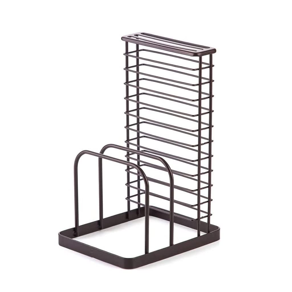 Bloc Couteaux Vide Bloc De Couteaux Cuisine Outil Étagère Rangement Cutter Porte-Planche À Découper en Fer Forgé Couteau Stockage Économiser l'espace Porte-Couteau pour Organisateur