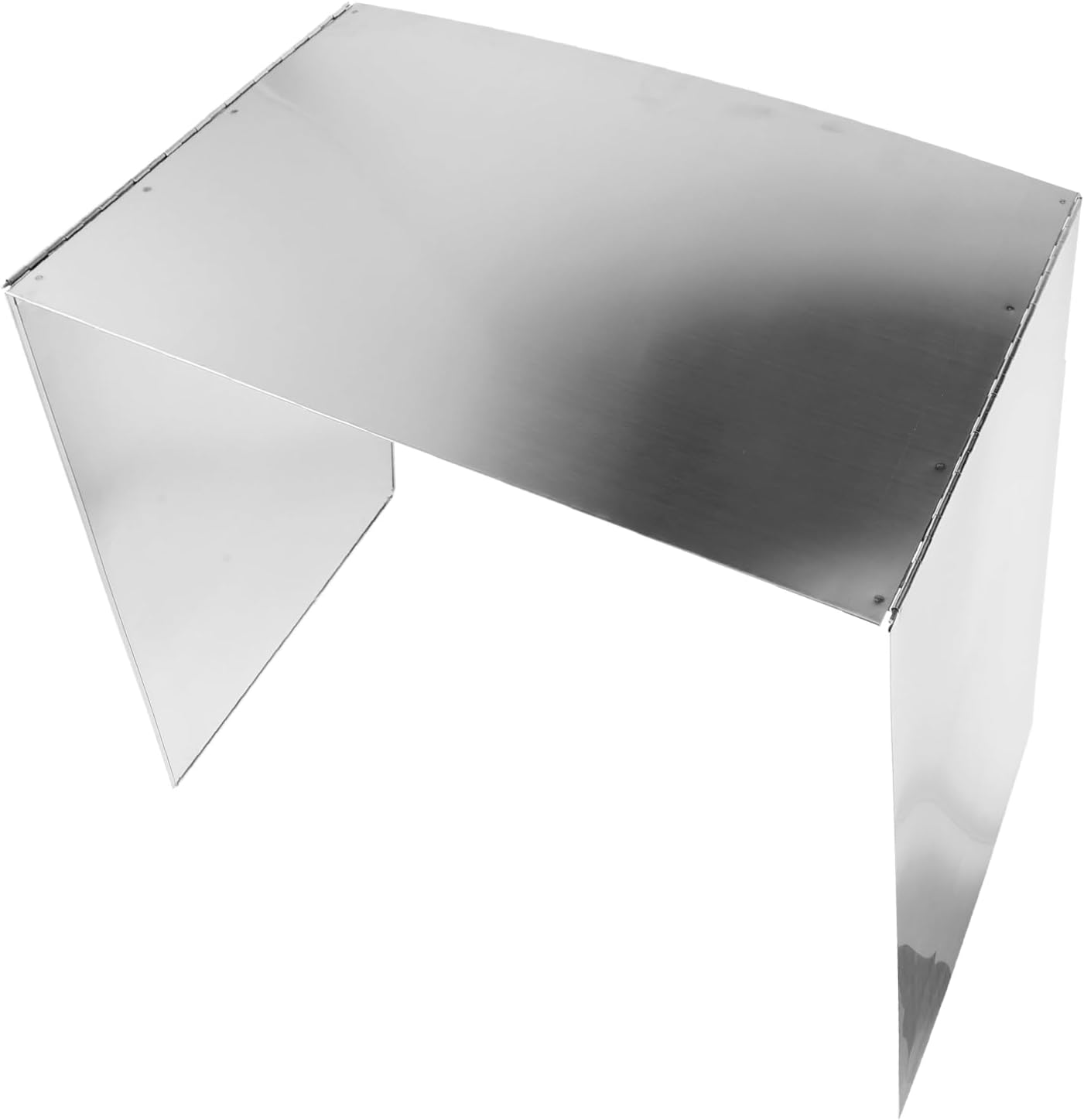 PRETYZOOM Kitchen Oil Baffle Oil-splash Boards for Home Foldable Kitchen Shield Stove Grease Guard Metal Splatter Screen Splatter Screen for Frying Pan Splatter Guard Silver Stainless Steel