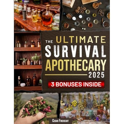 The Ultimate Survival Apothecary: Unlock 600+ Proven Herbal Remedies & Foraging Secrets to Heal, Protect, and Thrive in Any Crisis | With Checklists, Dosages & Safety Tips Paperback – January 31, 2025
