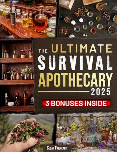 The Ultimate Survival Apothecary: Unlock 600+ Proven Herbal Remedies & Foraging Secrets to Heal, Protect, and Thrive in Any Crisis | With Checklists, Dosages & Safety Tips Paperback – January 31, 2025