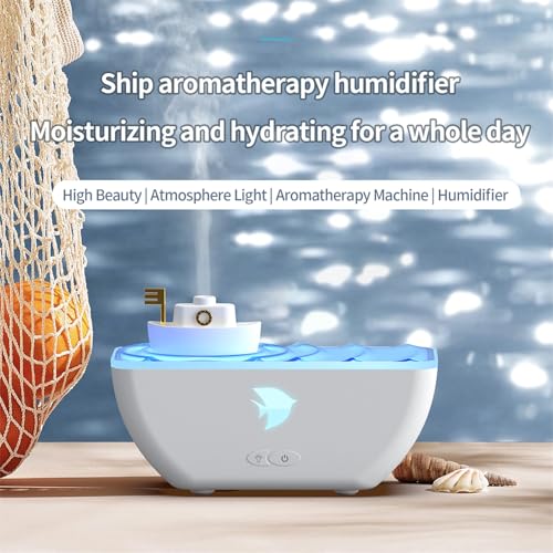 Difusor de Aceites Esenciales y Humidificador Portátil 300ml miniatura 2