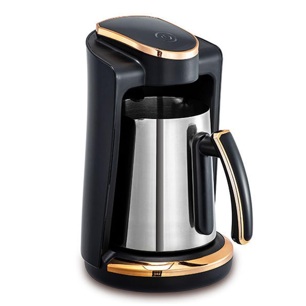 Cafetière turque 550W en inox avec tasse de 250 ml compacte pour la maison