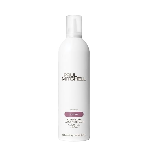 Paul Mitchell Extra-Body Sculpting Foam, Adds Fullness, Touchable Finish, For Fine Hair