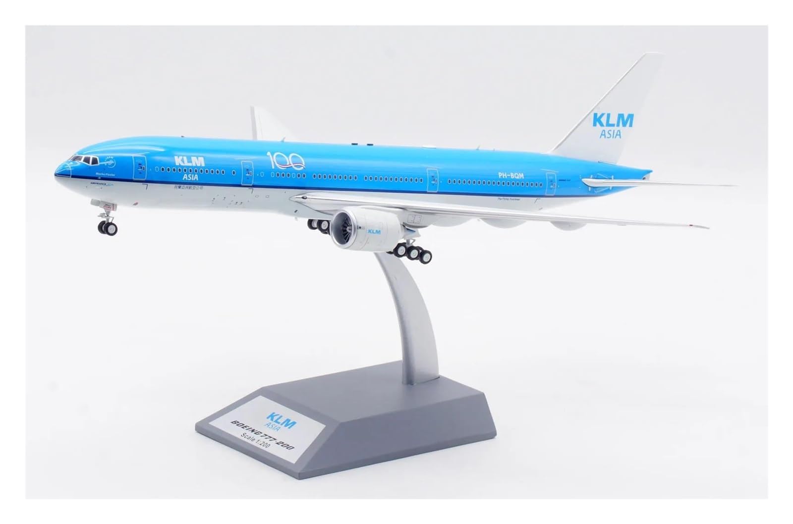 Avión KLM SkyTeam Boeing B777-200 a escala 1:200 decoración de despacho y oficina de pilotos