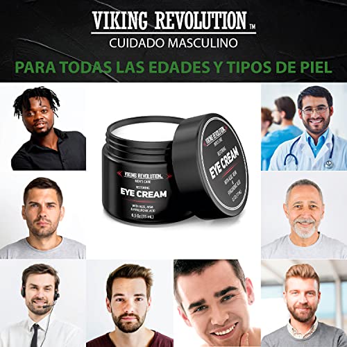 Miniatura 2 de Viking Revolution Crema Antiojeras Hombre - Crema Para Los Ojos Anti-Envejecimiento, Tratamiento De Ojeras - Crema Hidratante Natural Para Hombres - Crema Antiojeras Y Patas De Gallo