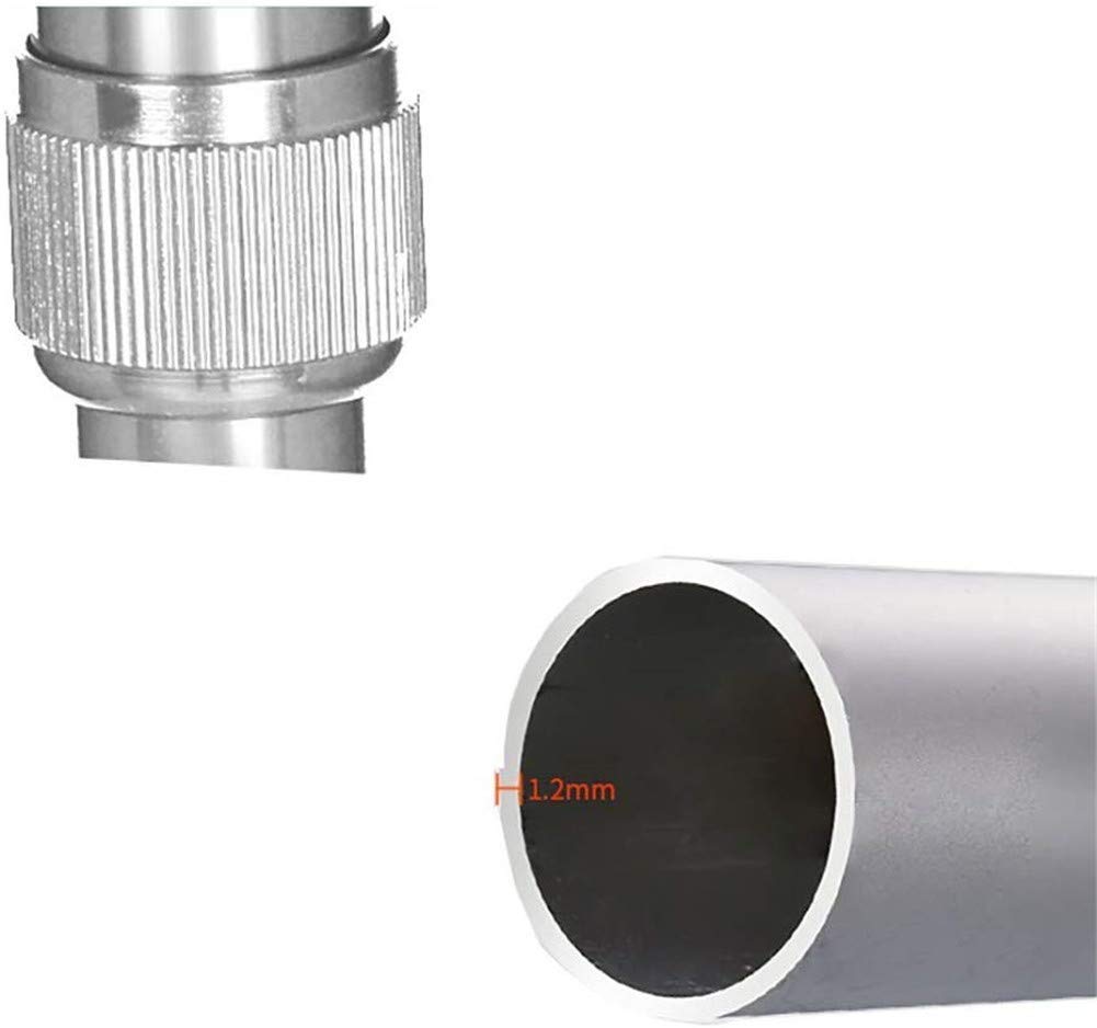 Muletas de antebrazo, muletas de antebrazo de aluminio para axilas, muletas de codo ajustables de 34.5-55.5 pulgadas, bastón de agarre ergonómico, muleta de brazo liviano para regalos de padres y