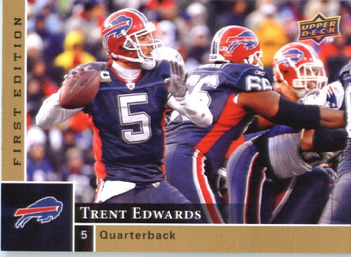 2009 Upper Deck First Edition Football Card # 18 Trent Edwards Bills Mint Condition