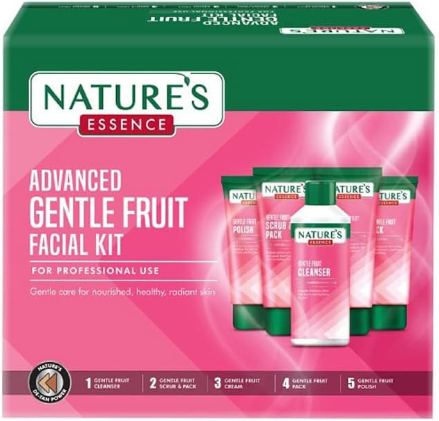 NATURES ESSENCE Advanced Gentle Fruit Facial Kit, 249 gm.