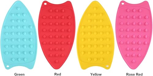 Miniatura 7 de Yosoo Alfombrilla de silicona para reposo caliente, superficie de hierro, 10.6 x 5.5 x 0.3 in  10,63 x 5,51 x 0,28 pulgadas (verde)