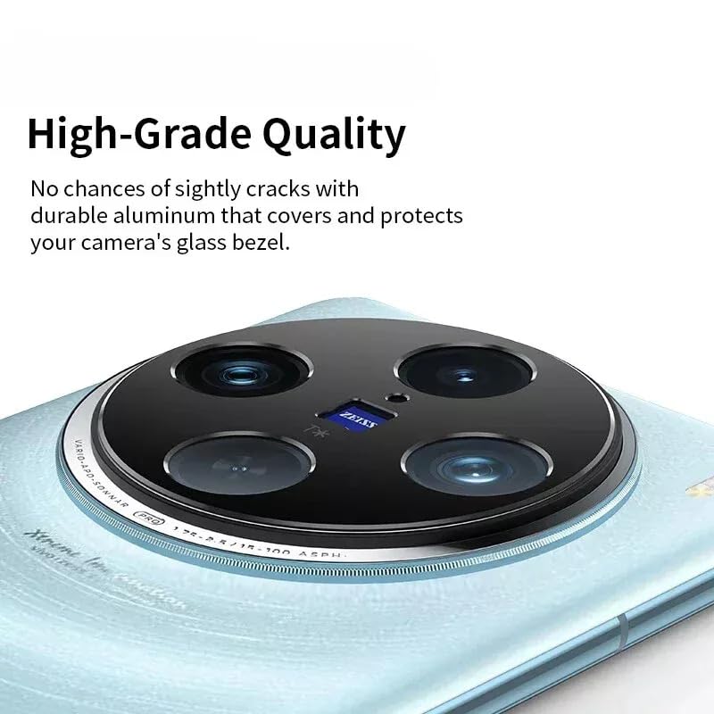 Image of Xmon Back Camera Lens Protector for Vivo X100 Pro (1 Pack) Premium Camera Glass Protector Guard, Anti-Scratch, Ultra-Clear, Easy Installation