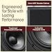 Pyle 6.5” Bookshelf Speakers, Pair of Wired Bookshelf Speakers with Wall Mount Brackets, 2-Way HiFi Home Theater with Paper Cone, Soft Dome Tweeter, Compact Design, 11.5” x 7.5” x 9.5”, Black