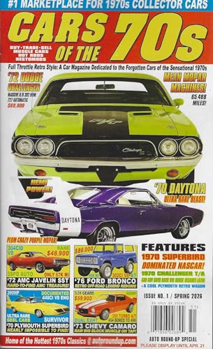 Cars of the 70's Round up #1 Spring 2026