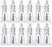 Crest 3D White Brilliance Toothpaste, Vibrant Peppermint, Travel Size, 0.85 oz (24g) - Pack of 12